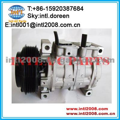 447220-4580 95200 65DE0 22579-LT Denso 10S13C A/C Air Con COMPRESSOR Pump With 5PK For Suzuki Aerio 2.0L 2.3L 2002-2007