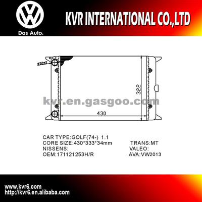 Radiator Assembly For VOLKSWAGEN DERBY OEM 171121253H