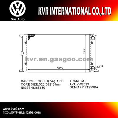 Radiator Assy For VOLKSWAGEN GOLF I OEM 171121253BA