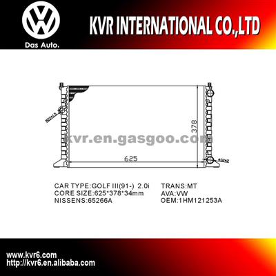 UNIVERSAL COOLING SYSTEM Radiator For VOLKSWAGEN GOLF III/LUPO OEM 1HM121253A