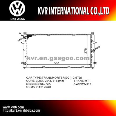 Performance Aluminum Radiator For VOLKSWAGEN TRANSPORTER T4 OEM 701121253K