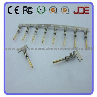 66507-3 Precision Formed Gold Plated Crimp Pin Contact Terminal