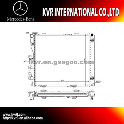 Factory Radiator For MERCEDES BENZ CABRIOLET A124/E-CLASS W124/E-CLASS W210 OEM 1245002803