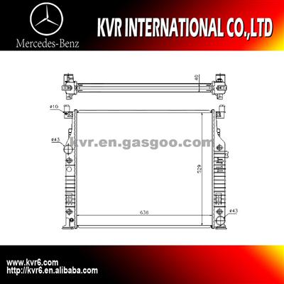 Aluminum Car Radiator For MERCEDES BENZ GL-CLASS W164 /R-CLASS W251 OEM 2515000103 2515000303 2515000003