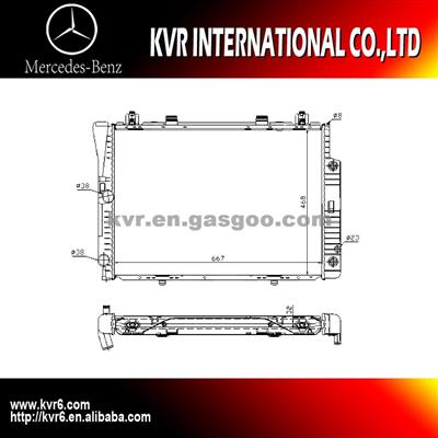 Aluminum Auto Radiator For MERCEDES BENZ S-CLASS W140 OEM 1405002103