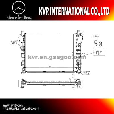 Car Aluminum Radiator For MERCEDES BENZ S-CLASS W220 OEM 2205001403