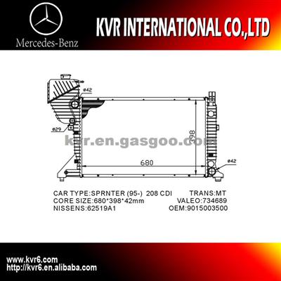 Aluminum For MERCEDES BENZ SPRINTER W901-905 OEM 9015003500 9015003600