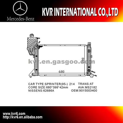 High Performance Auto Radiator For MERCEDES BENZ SPRINTER W901-905 OEM 9015003400