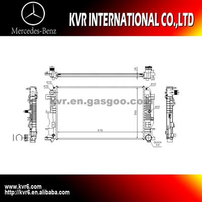 Mechanical Auto Radiator For MERCEDES BENZ SPRINTER W906 OEM 9065000002