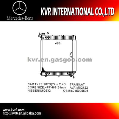 Cooling Radiator For MERCEDES BENZ T1-601 OEM 6015005503