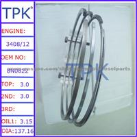 8N0822, CAT 3406,3408,3412 Piston Ring Kit, 8N0502, 2P2817, 7N7078