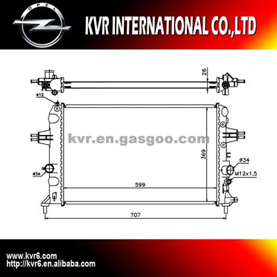 Radiator Factory For OPEL ASTRA G/ZAFIRA A OEM 1300270