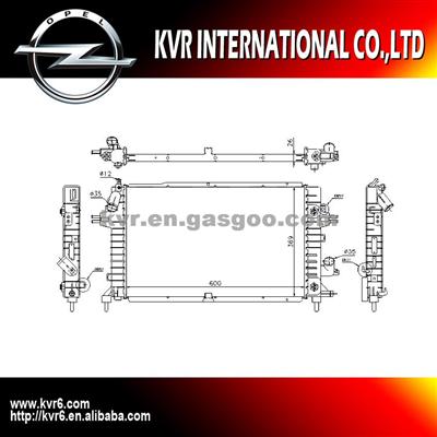 Auto Radiator For OPEL ASTRA H OEM 1300278