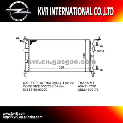 Cheap Radiator For OPEL CORSA B OEM 1300173