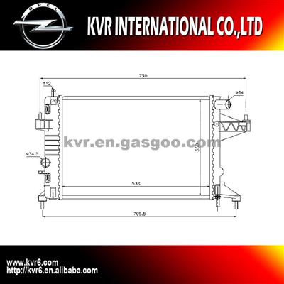 Competitive Radiator For OPEL CORSA C/TIGRA B OEM 1300239