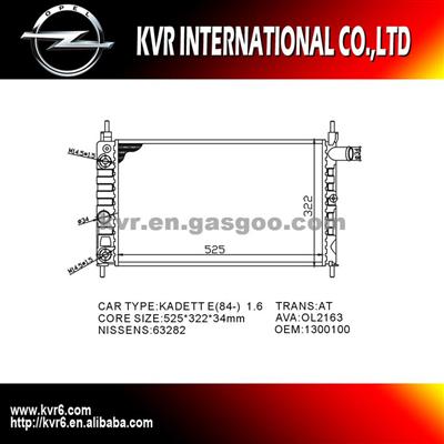 Automobile Radiator For OPEL KADETT E OEM 1300100