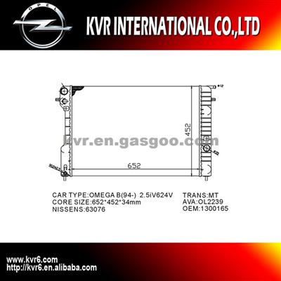 OE RADAITOR For OPEL OMEGA B OEM 1300165