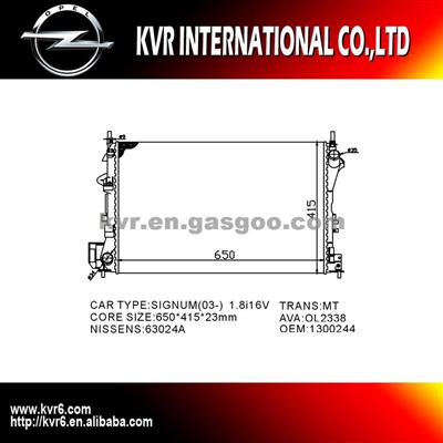 Aftermarket Radiator Radiator For OPEL SIGNUM/VECTRA C OEM 1300244