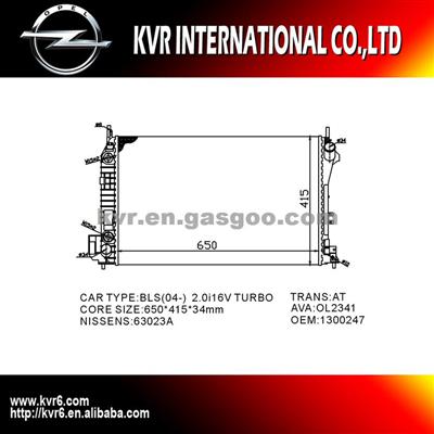 Radiator For OPEL SIGNUM/VECTRA C OEM 1300247 24418342