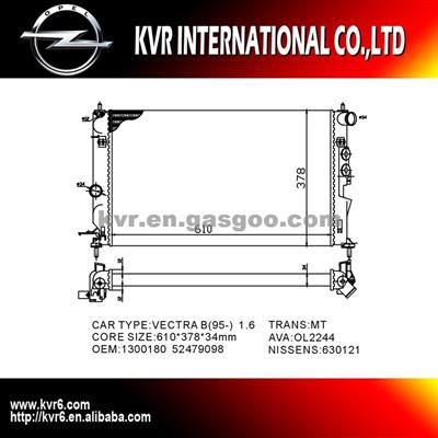 Auto Aluminum Radiator For OPEL VECTRA B OEM 1300185 1300180