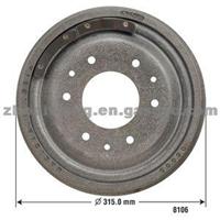 Car Brake Drum 8106