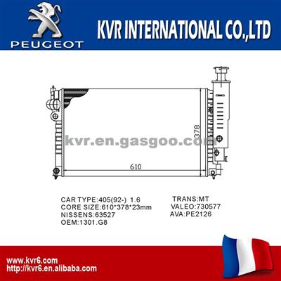 OE RADAITOR For PEUGEOT 405 OEM 1301G8