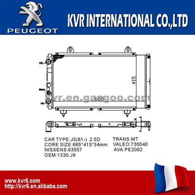 Mechanical Auto Radiator For PEUGEOT J5 OEM 1300J9