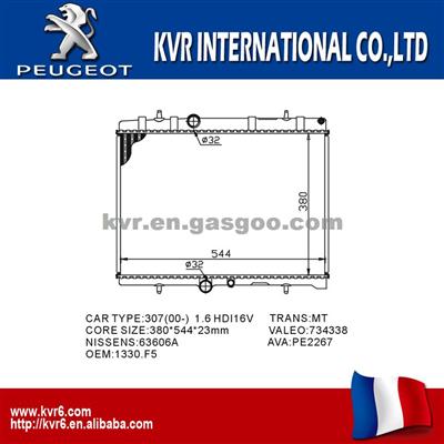 Mechanical Car Radiator For PEUGEOT 307 OEM 1300F5