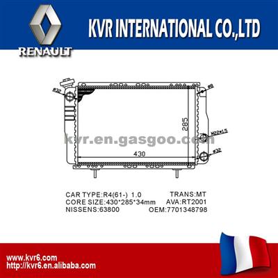 Auto Cooling System Radiator For RENAULT R4 OEM 7701348798