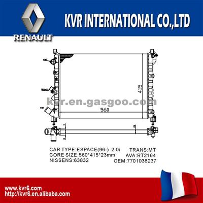 Radiator Manufacturer For RENAULT ESPACE III OEM 7701038237