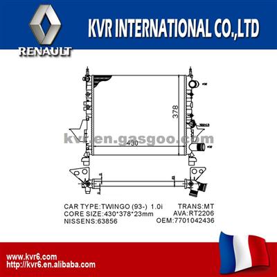 OE Quality Radiator For RENAULT TWINGO I OEM 7701042436