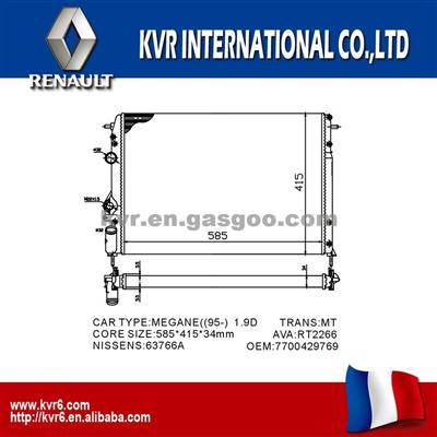 UNIVERSAL COOLING SYSTEM Radiator For RENAULT MEGANE I OEM 7700429769