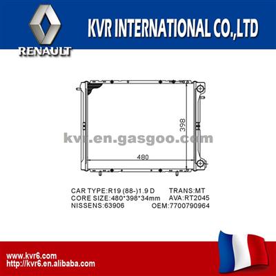 Passenger Car Radiator For RENAULT R19/TRAFIC OEM 7700790964