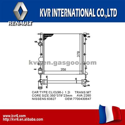 Performance Aluminum Radiator For RENAULT CLIO Ⅱ OEM 7700430647