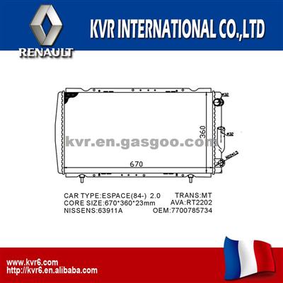 Fin Tube Radiator For RENAULT ESPACE OEM 7700785734
