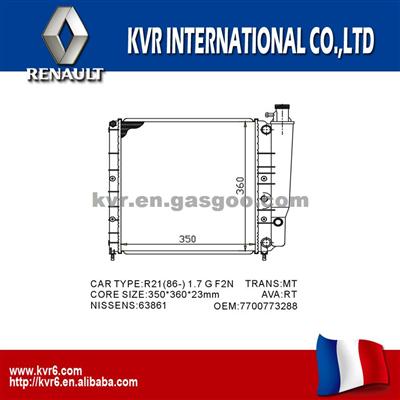 Car Radiator For RENAUL R21 OEM 7700773288