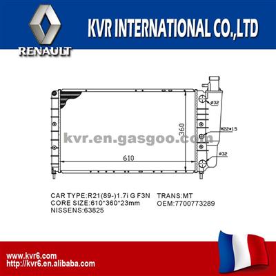 Car Radiator For RENAUL R21 OEM 7700773289