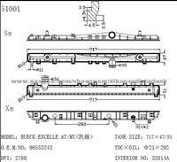 Auto Radiator Plastic Tank GM BUECK EXCELLE AT/MT