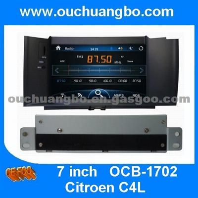 Ouchuangbo Audio Dvd Navigation System Head Unit Citroen C4L