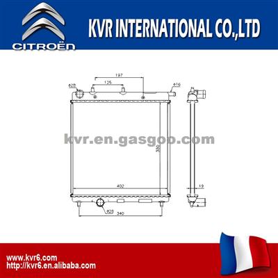 Mechanical Radiator For Citroen C3 OEM 133000000