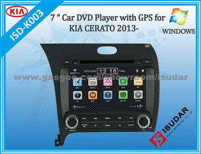 8inch 2-Din Wince System Car Dvd Player Wih GPS For KIA CERATO/K3/FORTE 2013-