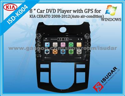 8inch 2-Din Wince System Car Dvd Playe With GPS For KIA CERATO Auto Air-Conditioner Version 2008-2012