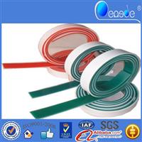 Bend resistant rubber squeegee for glass industry