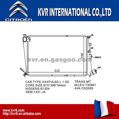 Car Radiator For Citroen XANTIA OEM 1331JA/133018