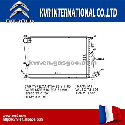 Car Radiator For Citroen XANTIA OEM 1301R5