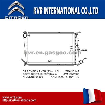 High Performance Radiator For Citroen XANTIA OEM 1330.19/1331.HY