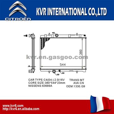 High Performance Radiator For Citroen BX OEM 1330G9/K0/G8/133321