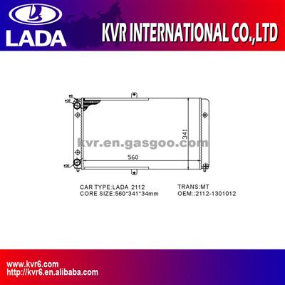 Lada Auto Aluminum Radiator Oem 2112-1301012