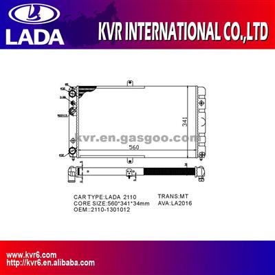 Lada Car Aluminum Radiator Oem 2110.1301012