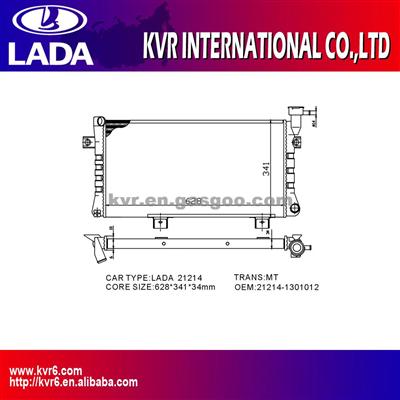 Lada Auto Cooling Radiator Oem 21214.1301012